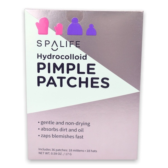 SpaLife Hydrocolloid Pimple Acne Blemish Patches (Set of 2) Qty 72 Patches - Picture 3 of 5